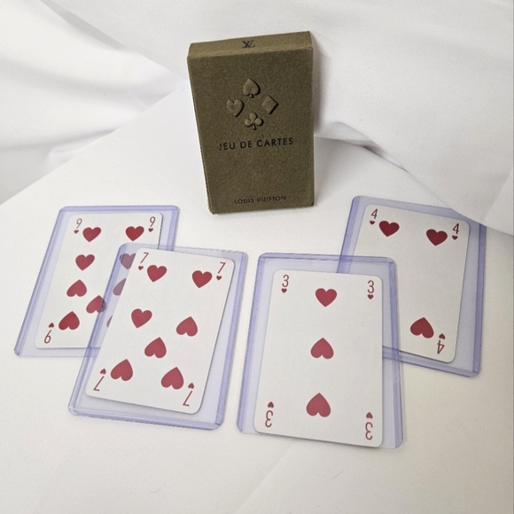 Louis Vuitton Jeu De Cartes Playing Cards In Bleu Et Blanc - Picture 4 of 8